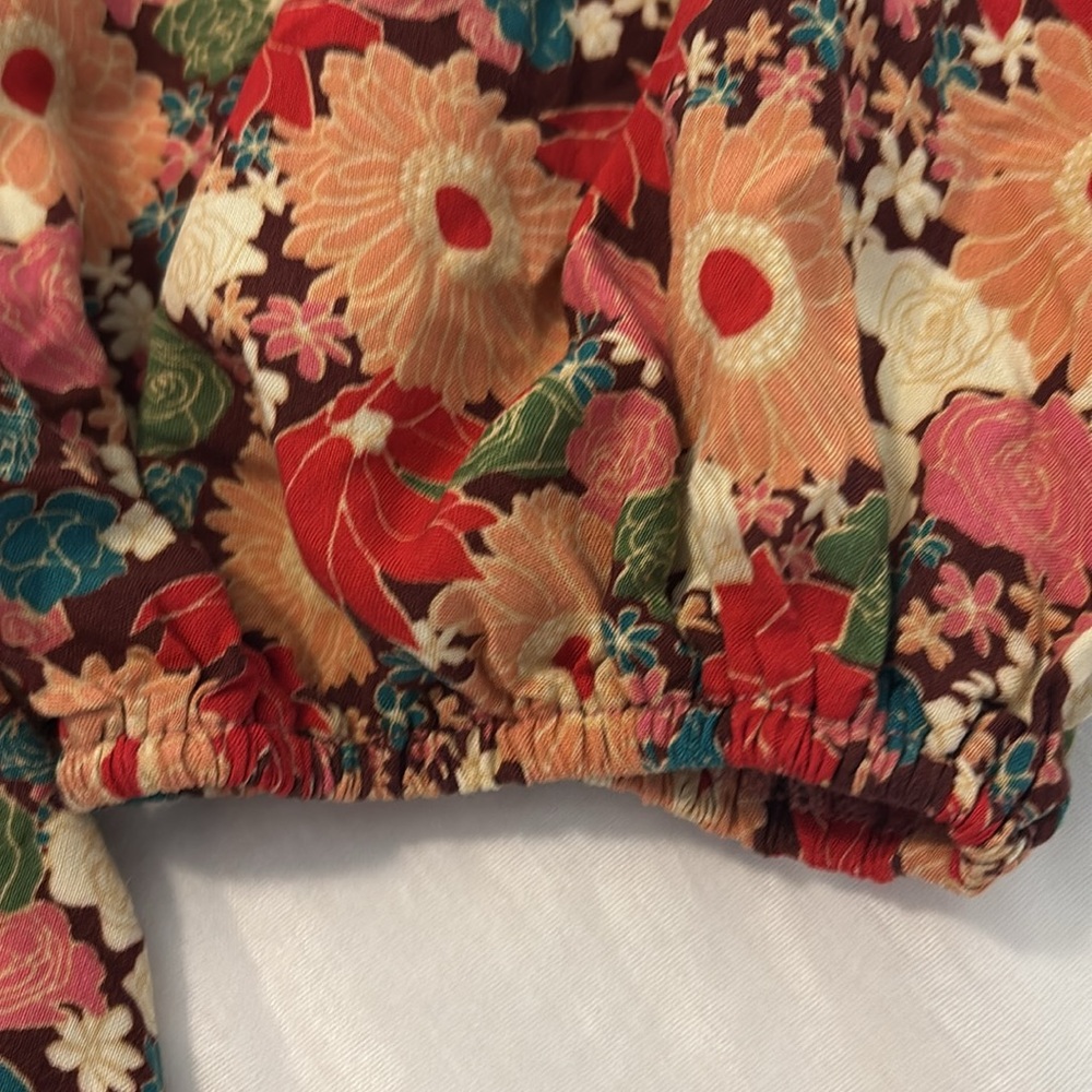 Savannah Jane Boho Floral blouse multi color SZ 2X plus size peasant embroidered - Picture 9 of 13
